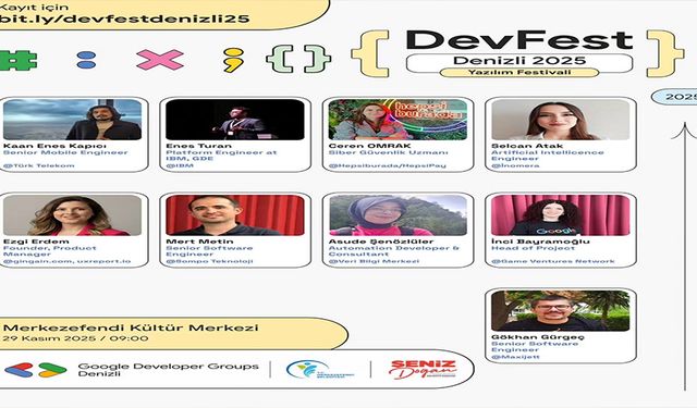 DevFest 2025 Merkezefendi’ye geliyor
