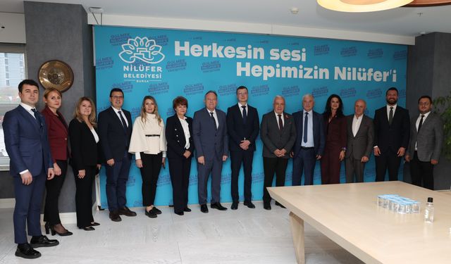 Bulgar heyet, Başkan Şadi Özdemir'i ziyaret etti