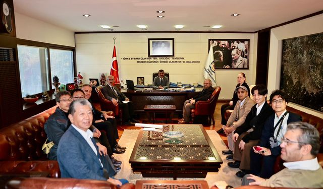 Japon ve Türk bilim insanlarından Denizli Büyükşehir'e ziyaret