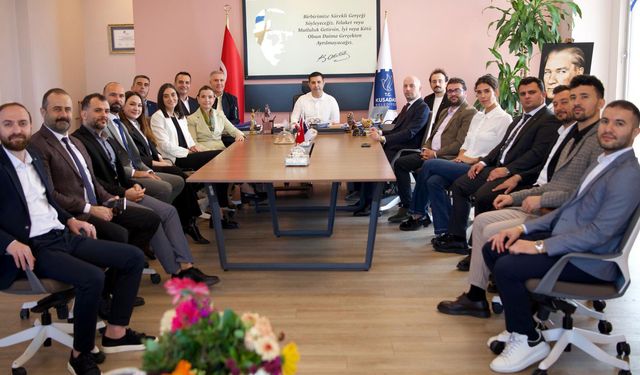 KUGİAD'ın yeni̇ yöneti̇mi̇nden Başkan’a nezaket ziyareti