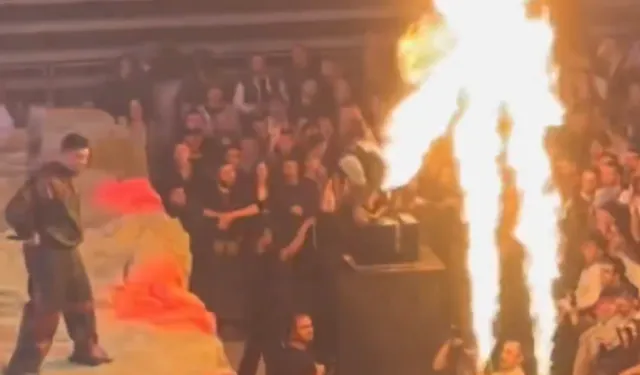 Lvbel C5 konserinde çıakn yangında bir hayran yandı