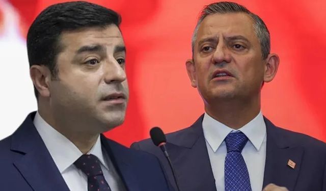 Özel'den Demirtaş açıklaması! "Özür diliyorum"