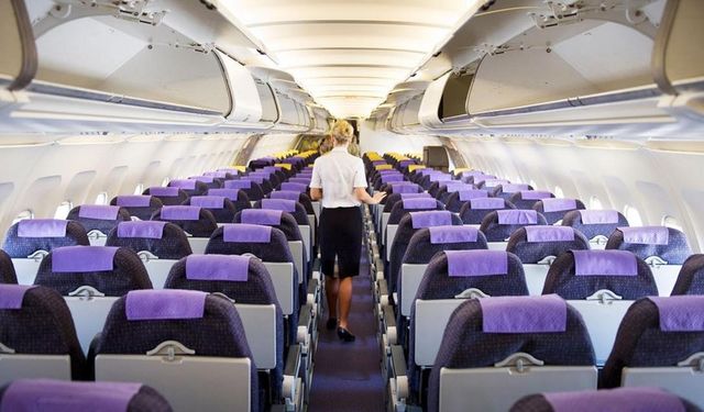 Kabin memuru uçuşta hastanelik oldu