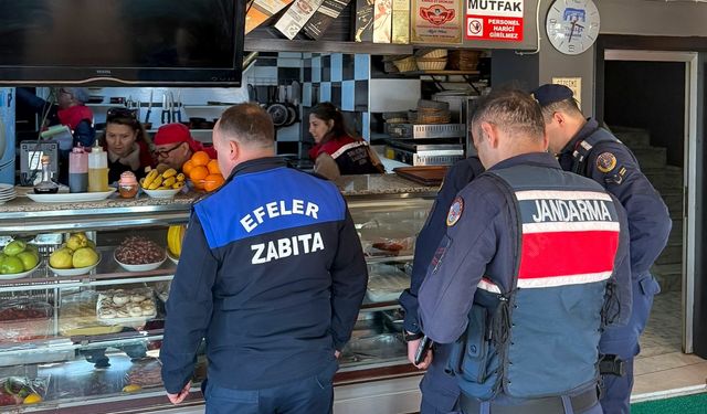 Efeler’de yılbaşı öncesi gıda güvenliği seferberliği