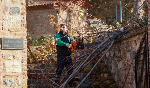 Başkan Yetişkin'den kentin tarihi mekanlarında bakım çalışması