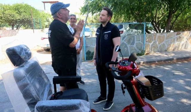 Bodrum’dan engelli bireylere teknik destek