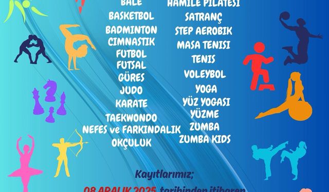 Denizli’nin yeni dönem spor kursu kayıtları başlıyor