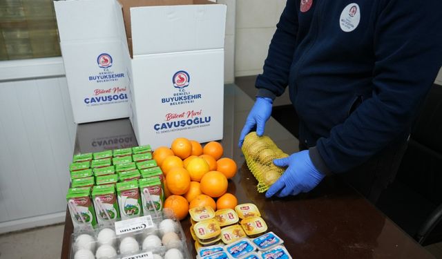 Denizli Büyükşehir'in beslenme yardımı binlere ulaştı