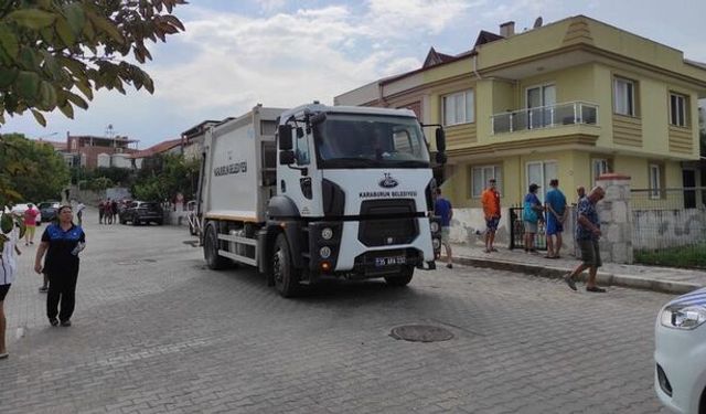 İzBB'ye ait çöp kamyonunun çarptığı kadın hayatını kaybetti!