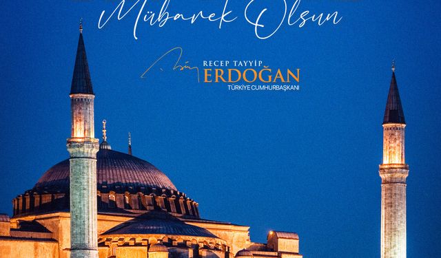 Cumhurbaşkanı Erdoğan'dan Regaib Kandili mesajı