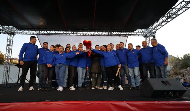 Sahne temizlik emekçilerin