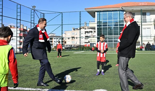 Başkan Akın Murat Ustalı Spor Tesisleri'nin açılışına katıldı