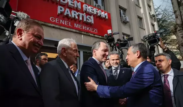 Özgür Özel'den Fatih Erbakan'a ziyaret