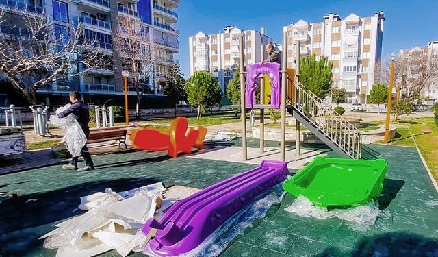 Başkan Yetişkin'den çocuklara güvenli ve modern oyun alanları