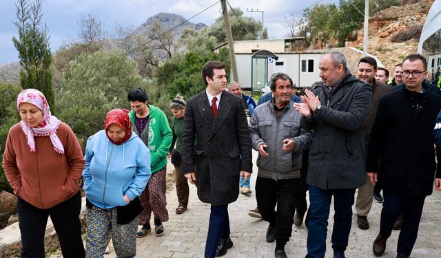 Başkan Mandalinci Mazı ve Yeniköy'deydi
