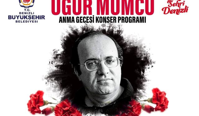 Denizli Büyükşehir Belediyesi’nden Uğur Mumcu anma gecesi