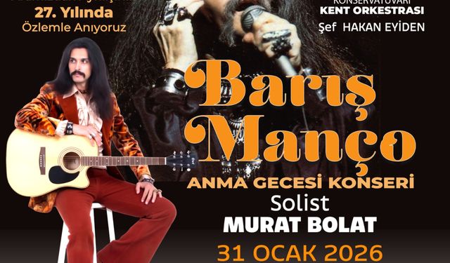 Denizli’de Barış Manço anma konseri