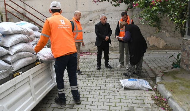 Başkan Ömer Günel'in talimatı ile yakacak yardımları hızlandı