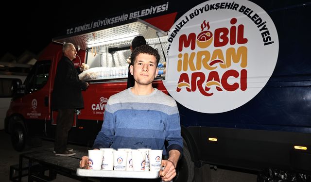Denizli Büyükşehir’in mobil ikramları rekor kırdı