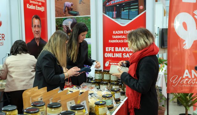 Efeler'in ürünleri Tarım Fuarında yer aldı