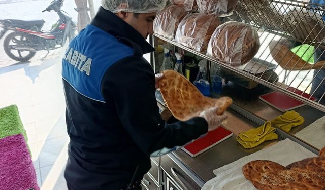 Turgutlu zabıtasından fırınlara Ramazan denetimi