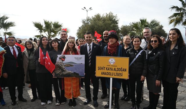 Atatürk'ün Kuşadası'na gelişinin 102'inci yıl dönümü coşkuyla kutlandı