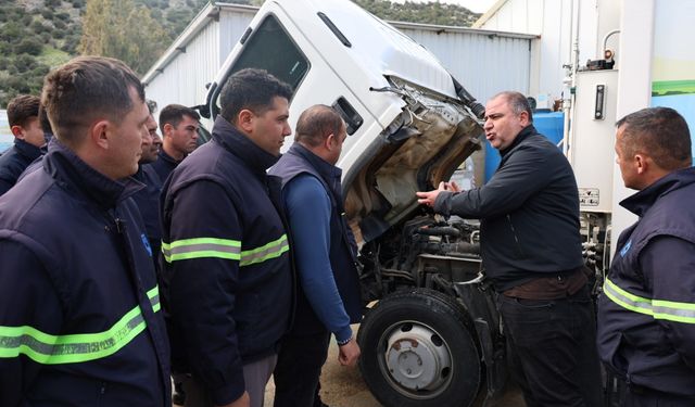 Bodrum'da personele araç ve ekipman eğitimi