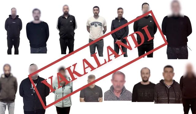 Kırmızı bültenle aranan 9 kişi yakalandı!