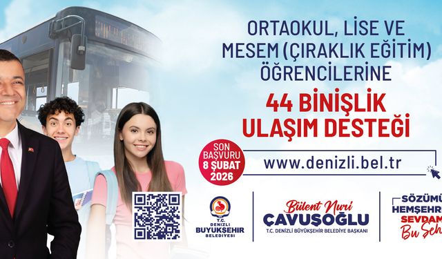 Büyükşehir’den ulaşım desteğinde önemli hatırlatma