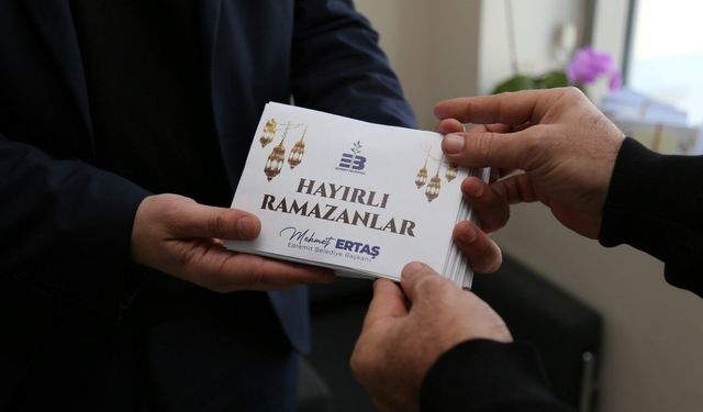 Edremit belediyesi’nden sosyal dayanışma örneği