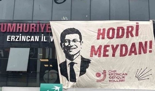 İmamoğlu pankartına gözaltı: CHP Gençlik’ten tepki