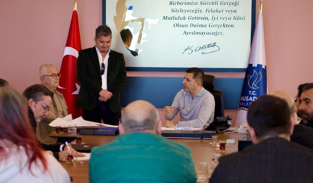 Kuşadasıspor'dan Kuşadası Belediye Başkanı Ömer Günel’e ziyaret