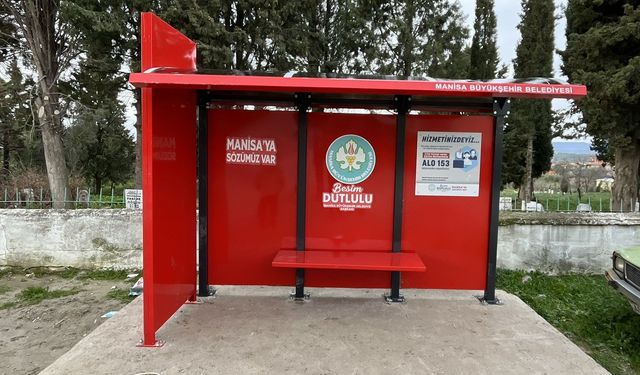 Manisa’da Toplu Taşıma Duraklarına Modern Dokunuş