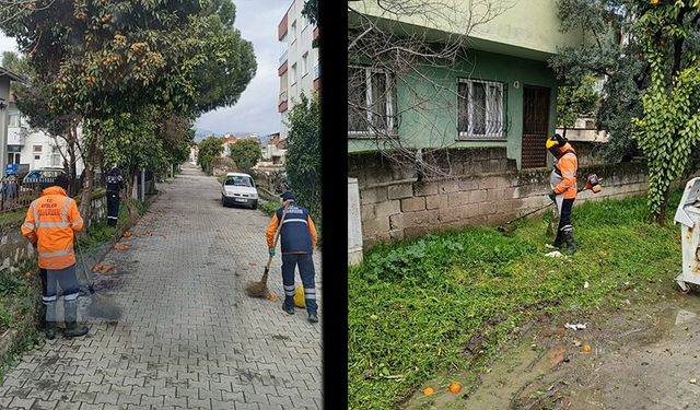 Efeler Belediyesi Umurlu’yu baştan sona temizledi