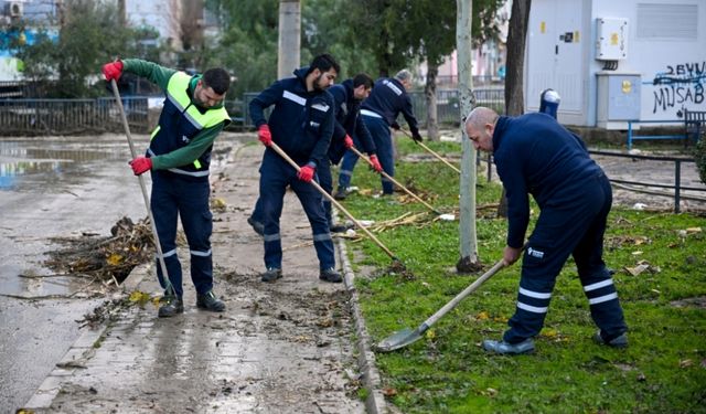 Bornova'da sel seferberliği