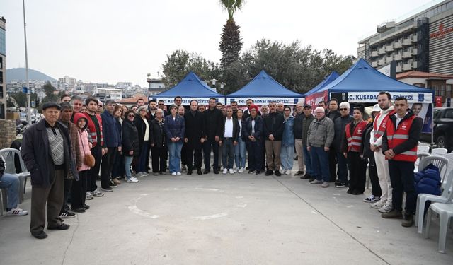 Başkan ömer günel’e bir destek de pazarcı esnafından