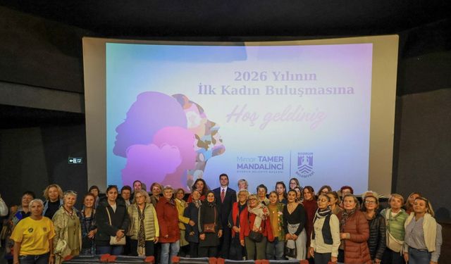 Bodrum'da yılın ilk kadın buluşması gerçekleşti