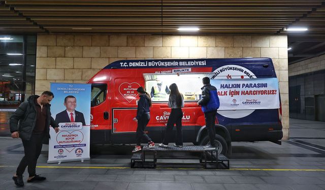 Denizli Büyükşehir’den otogarda sahur ikramı