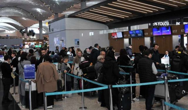 İstanbul Havalimanı’nda Çifte Tatil Yoğunluğu