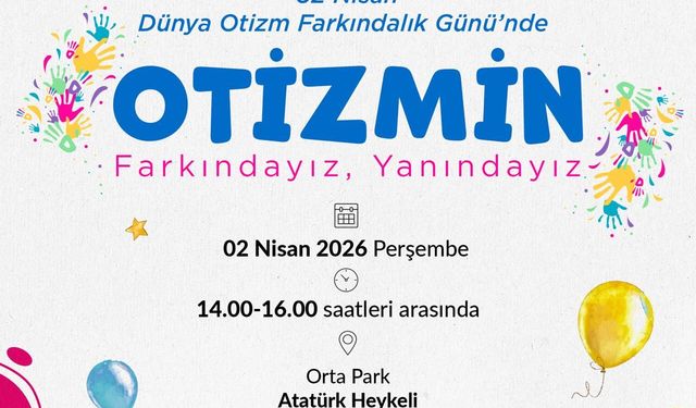 Turgutlu'da Otizm Farkındalık Günü'nde anlamlı buluşma
