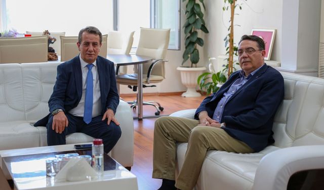 Başkan Yetişkin Yankı Bağcıoğlu'nu ağırladı