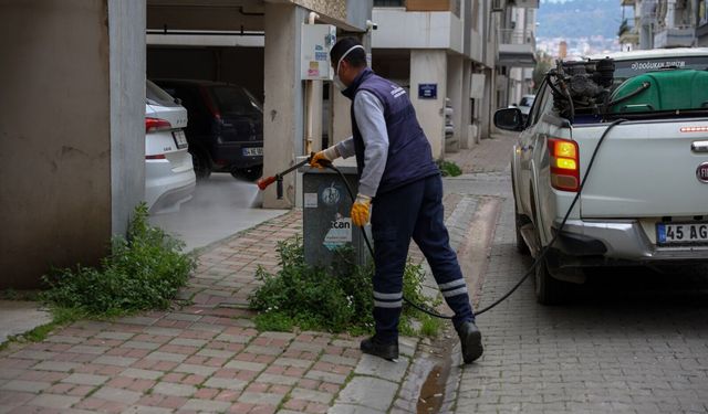 Efeler Belediyesi halk sağlığı ve kent estetiği için çalışıyor