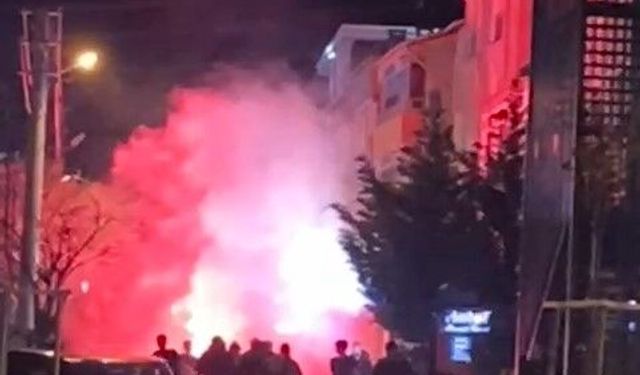 Derbi sonrası taraftar kavgası