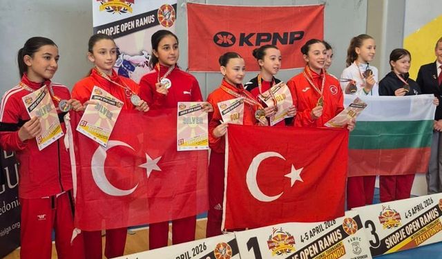 Seferihisar’ın “Altın Çocukları” Avrupa yolunda kürsüyü bırakmıyor