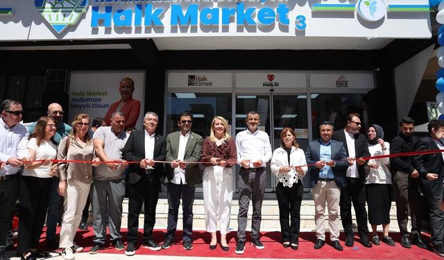 Merkezefendi Belediyesi Halk Market'in 3. şubesi’ni açtı