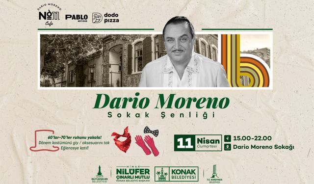 Konak'tan Dario Moreno anısına nostaljik şenlik