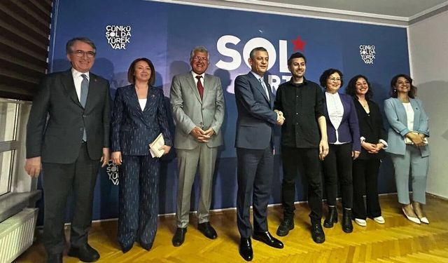 Özgür Özel’den SOL Parti’ye ziyaret
