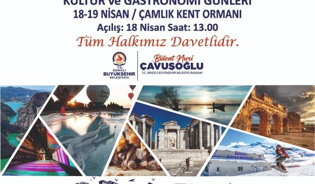 Turizm Haftası Kültür ve Gastronomi Günleri başlıyor