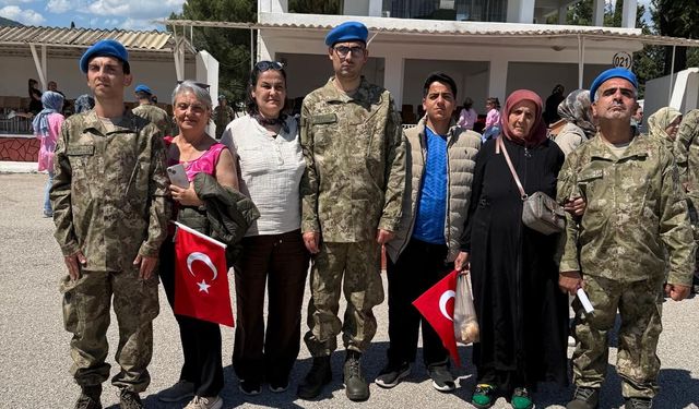 Özel çocuklar temsili askerlik yaptı