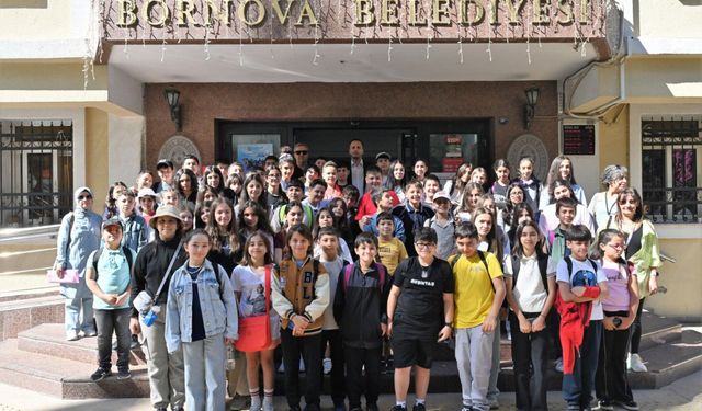 Miniklerden Bornova Belediyesi'ne ziyaret